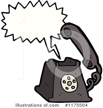 Royalty-Free (RF) Telephone Clipart Illustration by lineartestpilot - Stock Sample #1175504