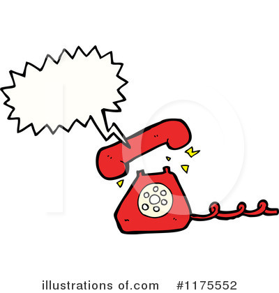 Royalty-Free (RF) Telephone Clipart Illustration by lineartestpilot - Stock Sample #1175552