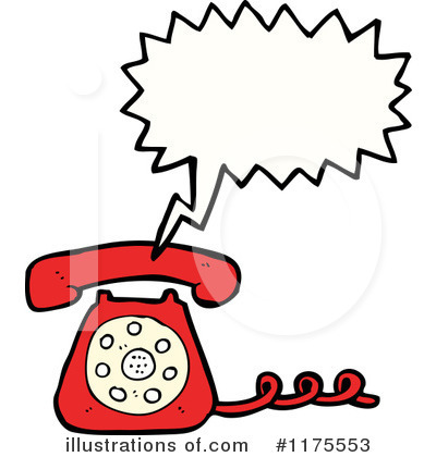 Royalty-Free (RF) Telephone Clipart Illustration by lineartestpilot - Stock Sample #1175553