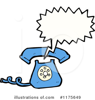 Royalty-Free (RF) Telephone Clipart Illustration by lineartestpilot - Stock Sample #1175649