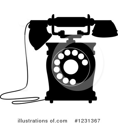 Royalty-Free (RF) Telephone Clipart Illustration by Vector Tradition SM - Stock Sample #1231367