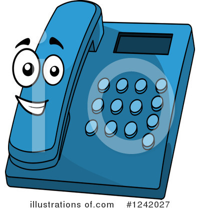 Royalty-Free (RF) Telephone Clipart Illustration by Vector Tradition SM - Stock Sample #1242027