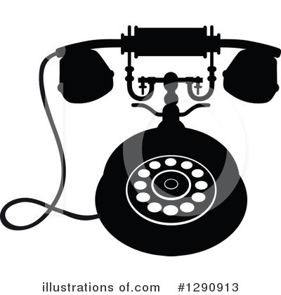 Royalty-Free (RF) Telephone Clipart Illustration by Vector Tradition SM - Stock Sample #1290913