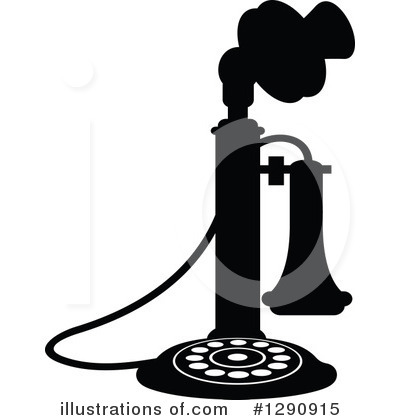 Royalty-Free (RF) Telephone Clipart Illustration by Vector Tradition SM - Stock Sample #1290915