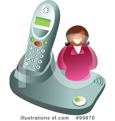 Royalty-Free (RF) Telephone Clipart Illustration by Prawny - Stock Sample #99870