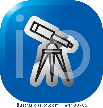 Royalty-Free (RF) Telescope Clipart Illustration by Lal Perera - Stock Sample #1188705