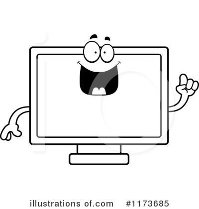 Royalty-Free (RF) Television Clipart Illustration by Cory Thoman - Stock Sample #1173685