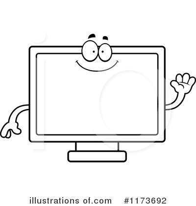 Television Clipart #1173692 by Cory Thoman