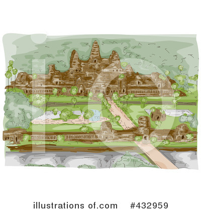 Royalty-Free (RF) Temple Clipart Illustration by BNP Design Studio - Stock Sample #432959