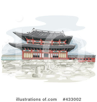 Royalty-Free (RF) Temple Clipart Illustration by BNP Design Studio - Stock Sample #433002