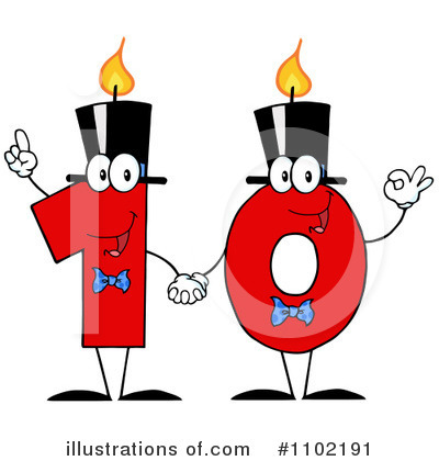 Royalty-Free (RF) Ten Clipart Illustration by Hit Toon - Stock Sample #1102191