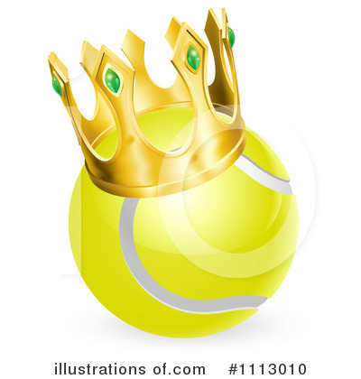 Royalty-Free (RF) Tennis Ball Clipart Illustration by AtStockIllustration - Stock Sample #1113010