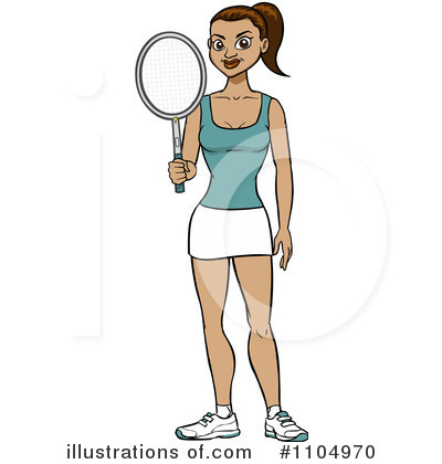 Royalty-Free (RF) Tennis Clipart Illustration by Cartoon Solutions - Stock Sample #1104970