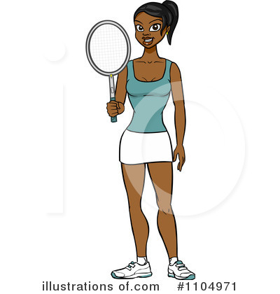 Royalty-Free (RF) Tennis Clipart Illustration by Cartoon Solutions - Stock Sample #1104971