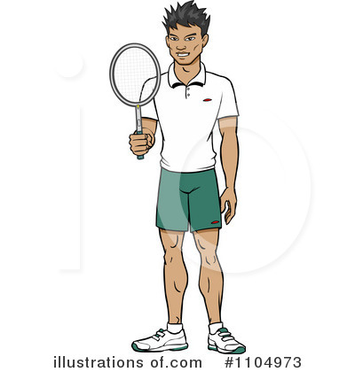 Tennis Clipart #1104973 by Cartoon Solutions