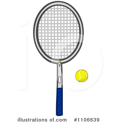 Royalty-Free (RF) Tennis Clipart Illustration by Cartoon Solutions - Stock Sample #1106639