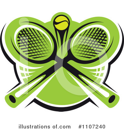 Royalty-Free (RF) Tennis Clipart Illustration by Vector Tradition SM - Stock Sample #1107240