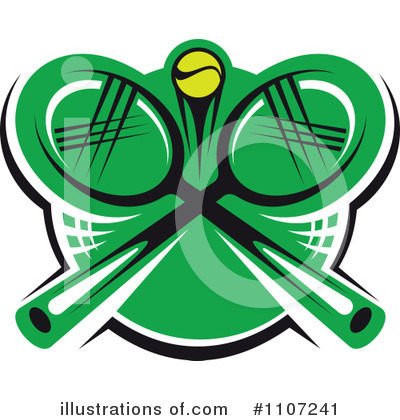 Royalty-Free (RF) Tennis Clipart Illustration by Vector Tradition SM - Stock Sample #1107241