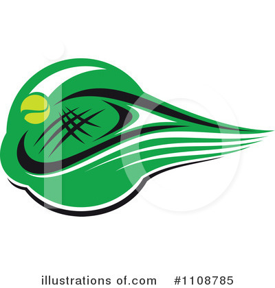 Royalty-Free (RF) Tennis Clipart Illustration by Vector Tradition SM - Stock Sample #1108785