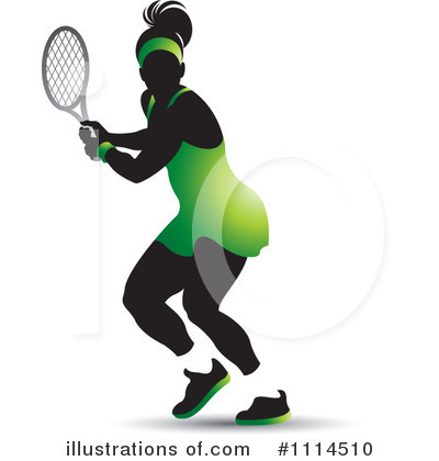 Royalty-Free (RF) Tennis Clipart Illustration by Lal Perera - Stock Sample #1114510