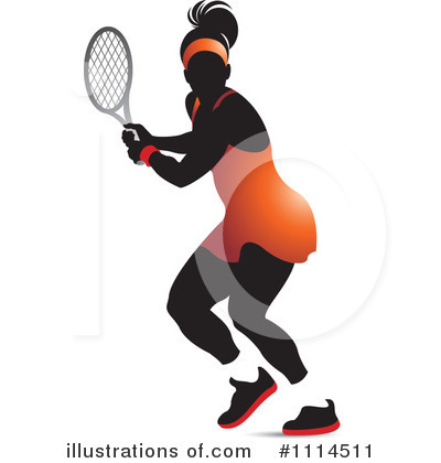 Royalty-Free (RF) Tennis Clipart Illustration by Lal Perera - Stock Sample #1114511