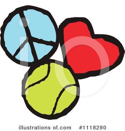 Tennis Clipart #1118280 by Johnny Sajem