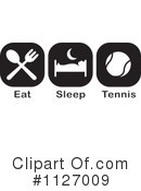 Tennis Clipart #1127009 by Johnny Sajem