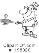 Tennis Clipart #1198020 by toonaday