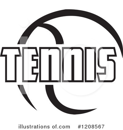 Tennis Clipart #1208567 by Johnny Sajem
