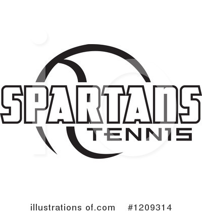 Royalty-Free (RF) Tennis Clipart Illustration by Johnny Sajem - Stock Sample #1209314