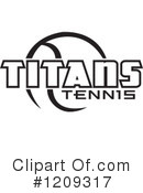 Tennis Clipart #1209317 by Johnny Sajem