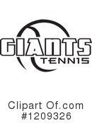 Tennis Clipart #1209326 by Johnny Sajem