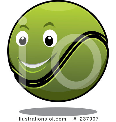 Royalty-Free (RF) Tennis Clipart Illustration by Vector Tradition SM - Stock Sample #1237907