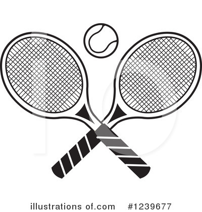 Tennis Clipart #1239677 by Johnny Sajem