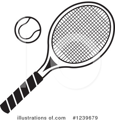 Royalty-Free (RF) Tennis Clipart Illustration by Johnny Sajem - Stock Sample #1239679