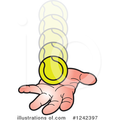 Royalty-Free (RF) Tennis Clipart Illustration by Lal Perera - Stock Sample #1242397