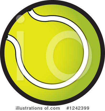 Tennis Ball Clipart #1242399 by Lal Perera