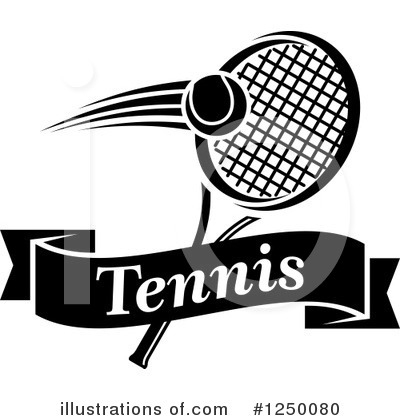 Royalty-Free (RF) Tennis Clipart Illustration by Vector Tradition SM - Stock Sample #1250080