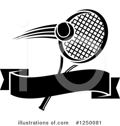 Royalty-Free (RF) Tennis Clipart Illustration by Vector Tradition SM - Stock Sample #1250081