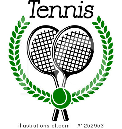 Royalty-Free (RF) Tennis Clipart Illustration by Vector Tradition SM - Stock Sample #1252953