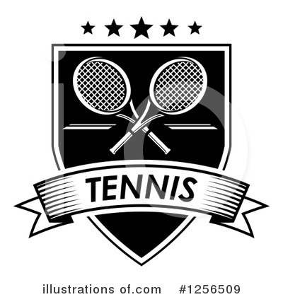 Royalty-Free (RF) Tennis Clipart Illustration by Vector Tradition SM - Stock Sample #1256509