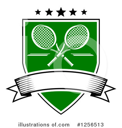 Royalty-Free (RF) Tennis Clipart Illustration by Vector Tradition SM - Stock Sample #1256513