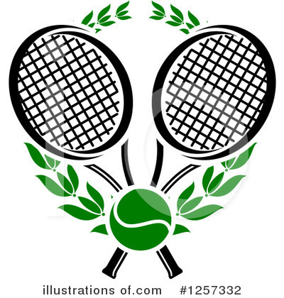 Tennis Clipart #1257332 by Vector Tradition SM