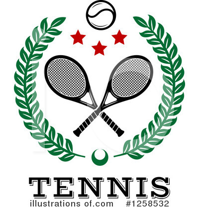 Royalty-Free (RF) Tennis Clipart Illustration by Vector Tradition SM - Stock Sample #1258532