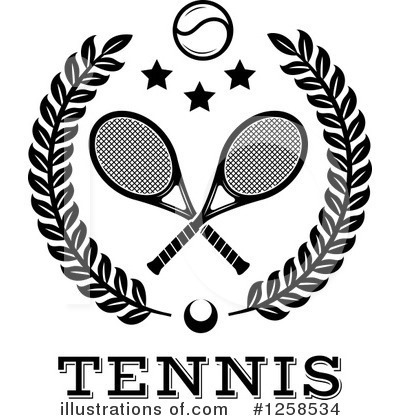 Royalty-Free (RF) Tennis Clipart Illustration by Vector Tradition SM - Stock Sample #1258534