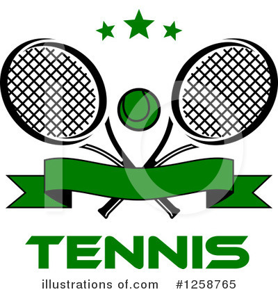 Royalty-Free (RF) Tennis Clipart Illustration by Vector Tradition SM - Stock Sample #1258765