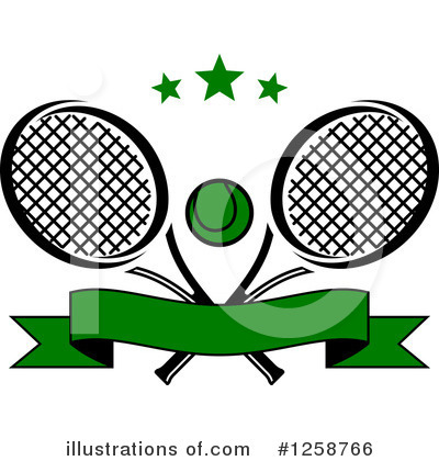 Royalty-Free (RF) Tennis Clipart Illustration by Vector Tradition SM - Stock Sample #1258766