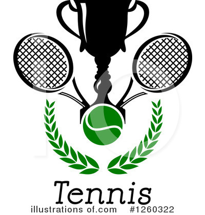 Royalty-Free (RF) Tennis Clipart Illustration by Vector Tradition SM - Stock Sample #1260322