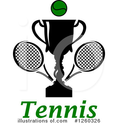 Royalty-Free (RF) Tennis Clipart Illustration by Vector Tradition SM - Stock Sample #1260326