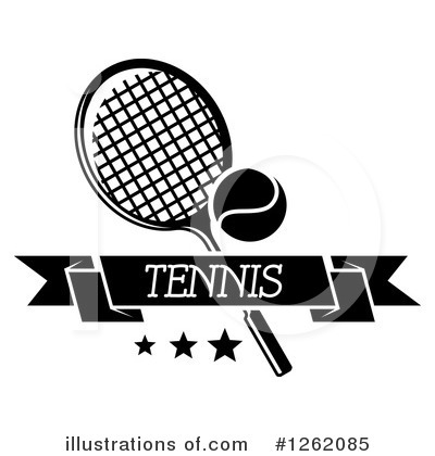 Royalty-Free (RF) Tennis Clipart Illustration by Vector Tradition SM - Stock Sample #1262085